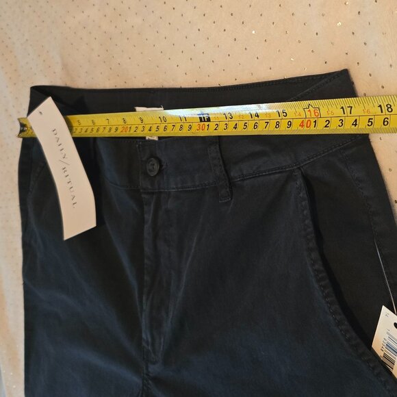 Daily Ritual Women's Washed Chino Wide Leg Pant – NWT DARK BLUE - Picture 5 of 8